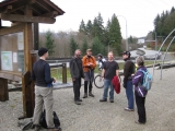 Chatting before The Rains at Mountain Air Bike Park