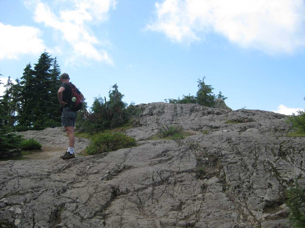 The rocky summit. And Jeff!