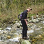 'The secret is to not get your feet wet.'