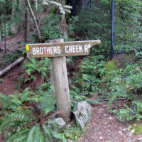 Brothers Creek sign