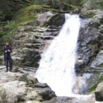 Jeff standing tall after oh-so-carefully getting into position