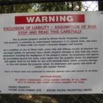 warning