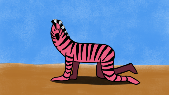 Gum Gum Person zebra