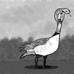 Cobra chicken, done on request using a few different brushes.