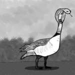 Cobra chicken, done on request using a few different brushes.