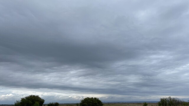 Brooding sky. It never threatened to rain, though.