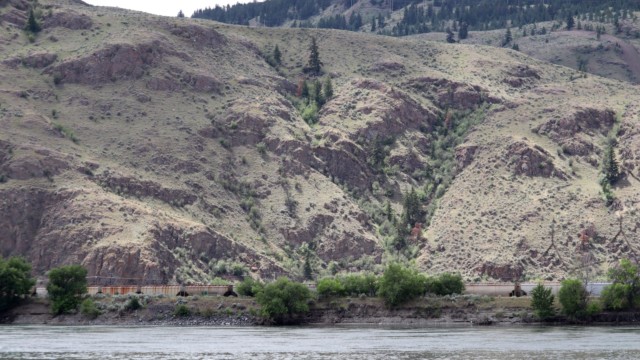 The way the light and shadow play off the scrub-covered hills intrigued me, for some reason. Scrub-covered hill with deep shadows