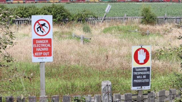 Don't trespass or electrocute yourself, OK? Don't trespass or electrocute yourself, OK?