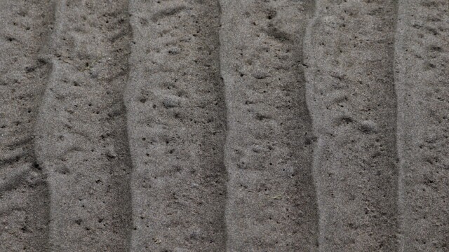 Ridges in the sand at low tide
