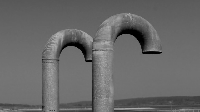 Pipes! But now all artsy in black and white. Pipes! But now all artsy in black and white.