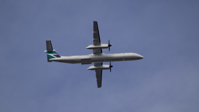WestJet prop plane