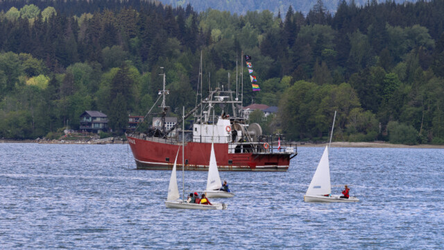 Boats on the inlet, Port moody.