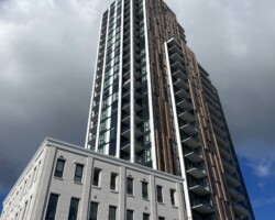Tower along Lougheed Highway