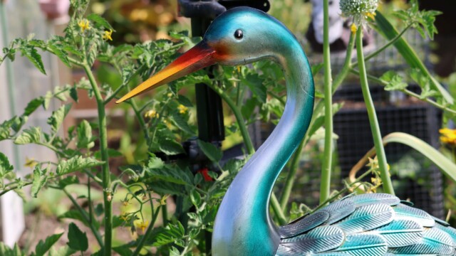 Community Garden kitsch at Tlahutum.